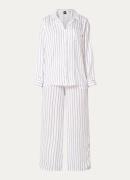 BOSS Pyjamaset met streepprint