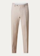 Oscar Jacobson Dandy straight fit pantalon van linnen