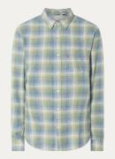Levi's Sunset regular fit overhemd in linnenblend met ruitdessin