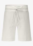 Studio Anneloes City mid waist wide fit korte broek van travelstof