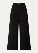 JOSH V Viva high waist wide fit pantalon met siernaad