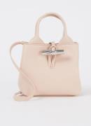 Longchamp Le Roseau handtas XS van leer