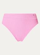 Beachlife High waisted bikinislip met structuur