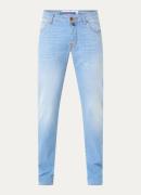 Jacob Cohën Nick slim fit jeans met lichte wassing