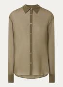 The Frankie Shop Peri semi-transparante blouse