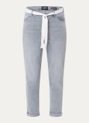 Rosner High waist tapered jeans met trekkoord en gekleurde wassing