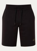 Armani Straight fit korte joggingbroek met trekkoord en logo