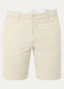 Levi's Straight fit korte chino in linnenblend