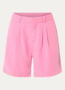 Bellamy Raya high waist straight fit korte broek van lyocell