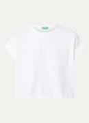Benetton T-shirt met borstzak
