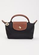 Longchamp Le Pliage handtas met leren details