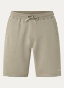 Airforce Straight fit korte joggingbroek van biologisch katoen met log...