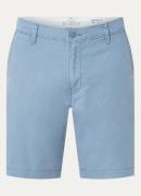 Levi's Straight fit korte chino in linnenblend met steekzakken