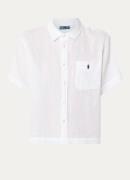 Ralph Lauren Blouse van linnen met streepprint