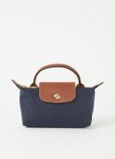 Longchamp Le Pliage handtas met leren details