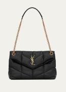 Saint Laurent Puffer Small schoudertas van quilted lamsleer
