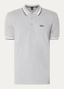 BOSS Paddy regular fit polo van piqué katoen met logo