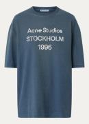 Acne Studios T-shirt met logoprint