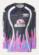 Bape Flame Football longsleeve met logoprint