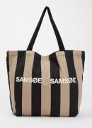 SAMSØE SAMSØE Frinka shopper met logo
