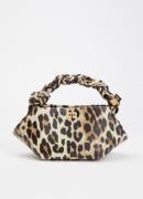 Ganni Bou Mini handtas van leer met afneembare schouderriem