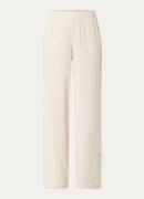 OPUS Marou high waist wide fitpantalon met steekzakken