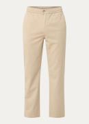 Denham Straight fit chino in lyocellblend met steekzakken