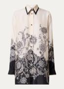Zimmermann Rihannon blouse van zijde met bloemenprint
