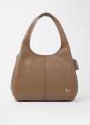 Coach Lana schoudertas van leer met logo