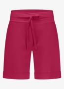 Studio Anneloes City mid waist straight fit korte broek met steekzakke...