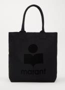 Isabel Marant Yenky shopper van canvas met logo