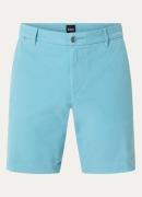 BOSS H-Slice slim fit korte chino met steekzakken