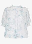 Whistles Blouse met opengewerkt dessin en print