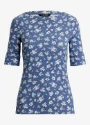 Ralph Lauren Top met boothals en bloemenprint