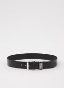 Diesel Riem van leer met logo