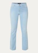 Claudia Sträter Low waist flared jeans met lichte wassing