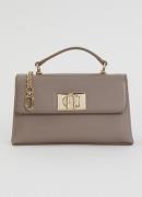 FURLA 1927 Mini handtas van leer met structuur