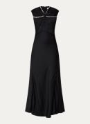 Sandro Midi jurk van satijn met strass