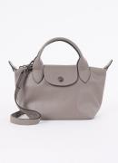 Longchamp Le Pliage Xtra handtas XS van leer