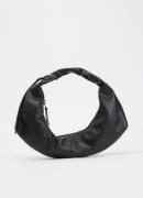 Nona Slouchy schoudertas van leer