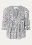 ba&sh Cara tuniek met pailletten