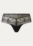 Aubade Vibes shorty van mesh met borduring