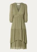 ba&sh Maia midi tuniekjurk met lurex