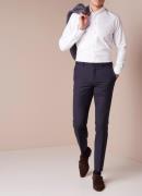 Profuomo Royal Twill No 6 slim fit overhemd met cut away kraag