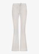 Studio Anneloes Flair high waist flared fit broek met trekkoord