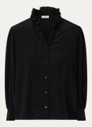 Sandro Blouse van zijde met ruches