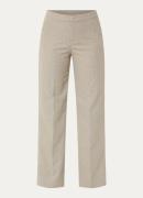 Xandres Phocus high waist straight leg pantalon in wolblend