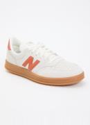 New Balance T500 sneaker met suède details