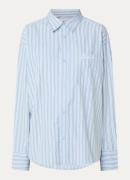 Carhartt WIP Grimsby overhemd met streepprint en logoborduring