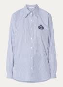 Gerard Darel Alison blouse met streepprint en borduring